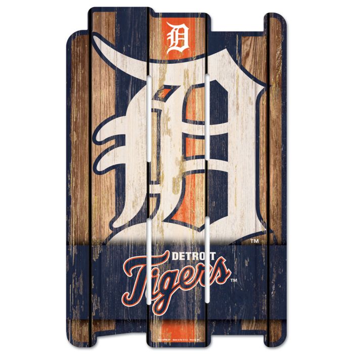 Detroit Tigers - Wood Fence Sign