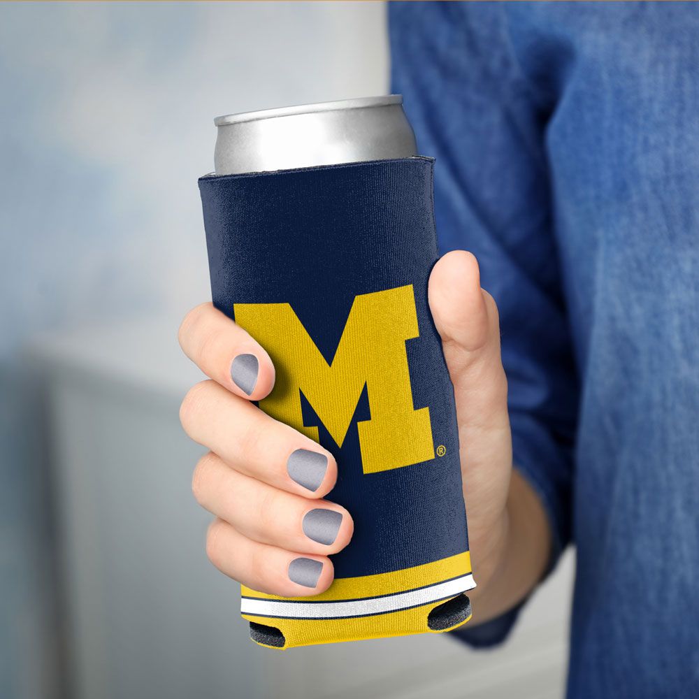 Michigan Wolverines - Slim Can Coozie - Detroit Shirt CompanyWinCraftDrinkware (Accessories)