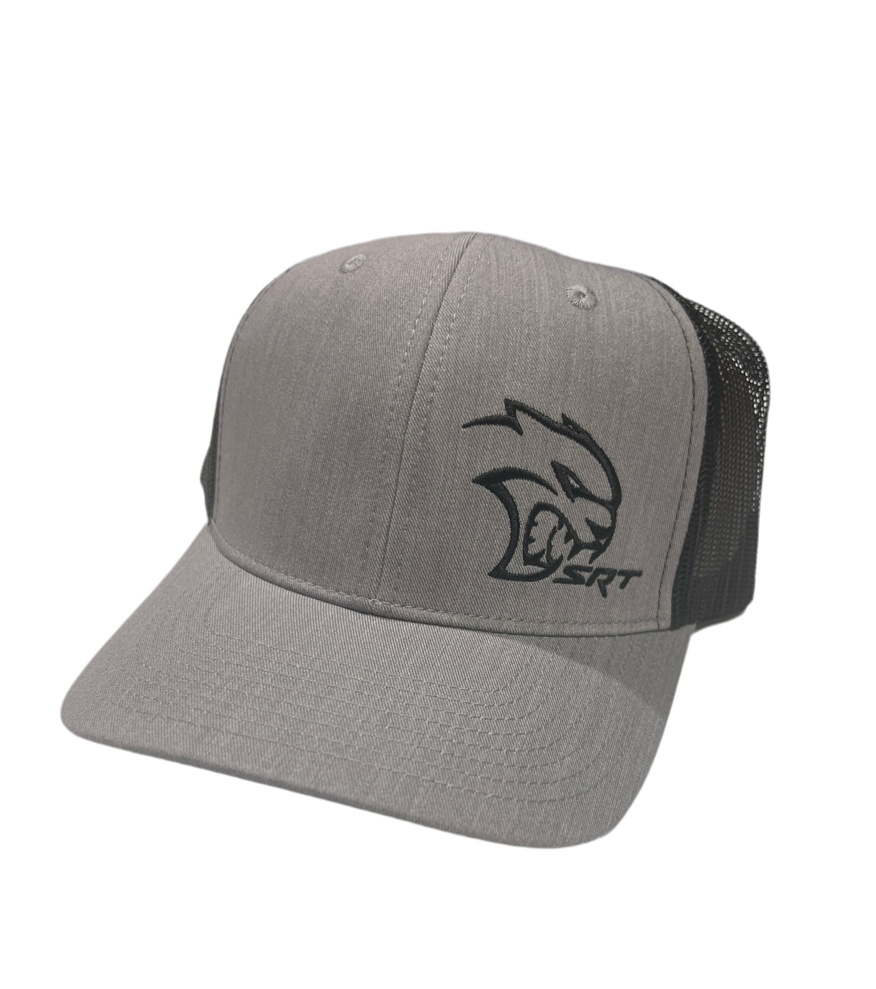 Hat - Dodge SRT Hellcat SnapBack Trucker (Heather Grey/Black)