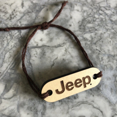 Ladies Bracelet - Jeep Text Logo - Detroit Shirt CompanyFCA - JeepOther Accessories