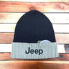 Hat - Jeep Flip Knit - Grey/Black - Detroit Shirt CompanyFCA - JeepHats (Apparel)