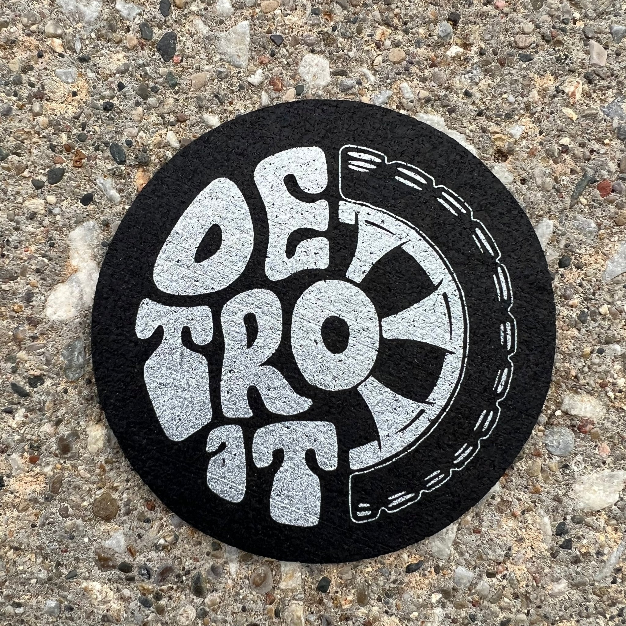 Coaster Set - Detroit Wheel - Detroit Shirt CompanyDetroit Shirt CompanyDrinkware (Accessories)