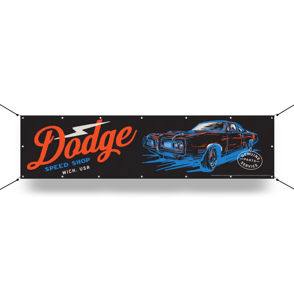 Banner - Dodge Speed Shop - Detroit Shirt CompanyFCA - DodgeOther Accessories