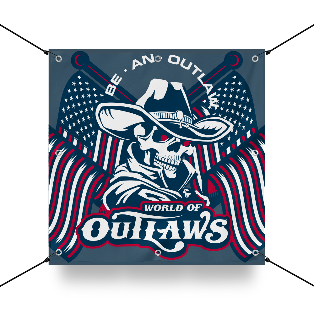 Banner - World of Outlaws- Eaton Flag