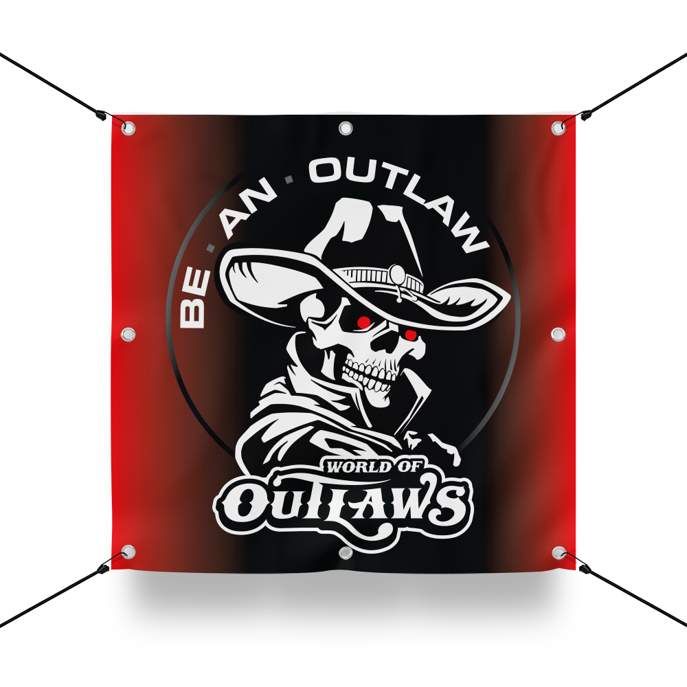 Banner - World of Outlaws- Easton Red