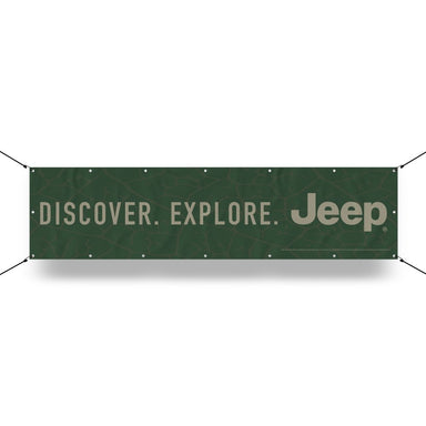 Banner - Jeep® Discover Explore Long - Detroit Shirt CompanyFCA - JeepOther Accessories