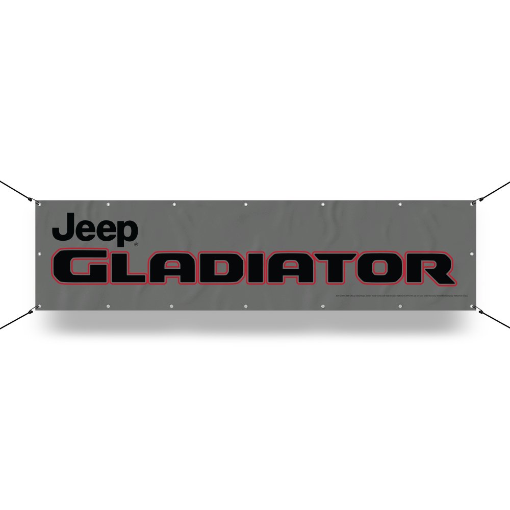 Banner - Jeep® Gladiator Long - Detroit Shirt CompanyFCA - JeepOther Accessories