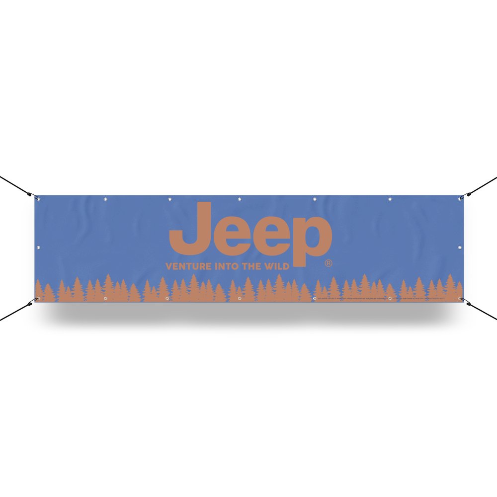 Banner - Jeep® Venture Into the Wild - Detroit Shirt CompanyFCA - JeepOther Accessories