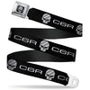 GM C6R Racing Skull Logo Seatbelt Belt