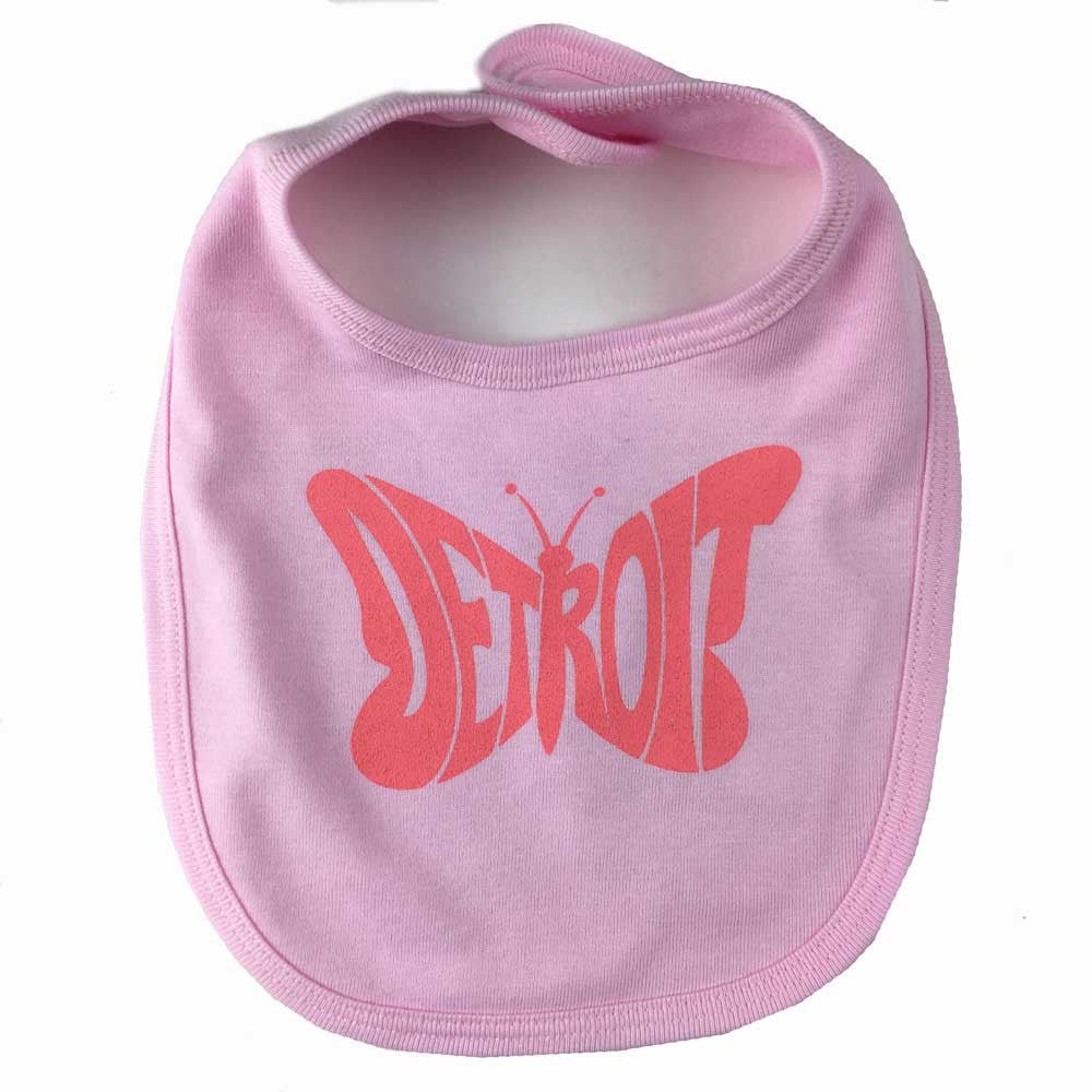 Baby Bib - Detroit Butterfly - Detroit Shirt CompanyDetroit Shirt CompanyKids Apparel