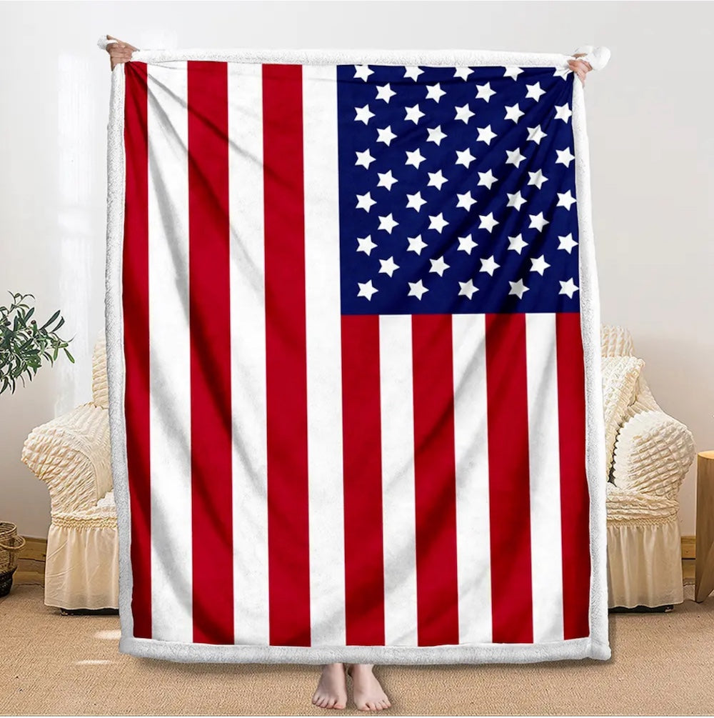 United States Flag Blanket