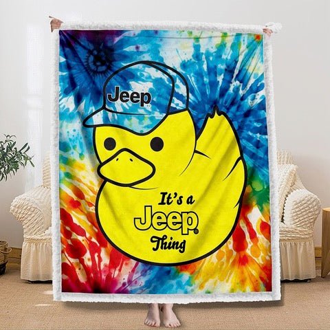 Blanket - Jeep® Duck - Tie Dye - Detroit Shirt CompanyFCA - JeepOther Accessories