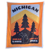 Michigan Pines Sherpa Blanket - Detroit Shirt CompanyDetroit Shirt CompanyOther Accessories