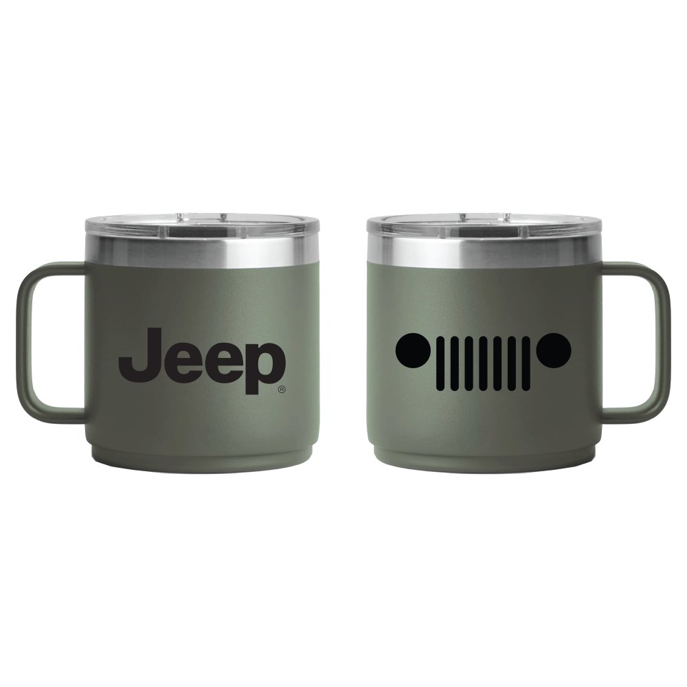 Camper Mug - Jeep Insulated - Green - Detroit Shirt CompanyFCA - JeepDrinkware (Accessories)