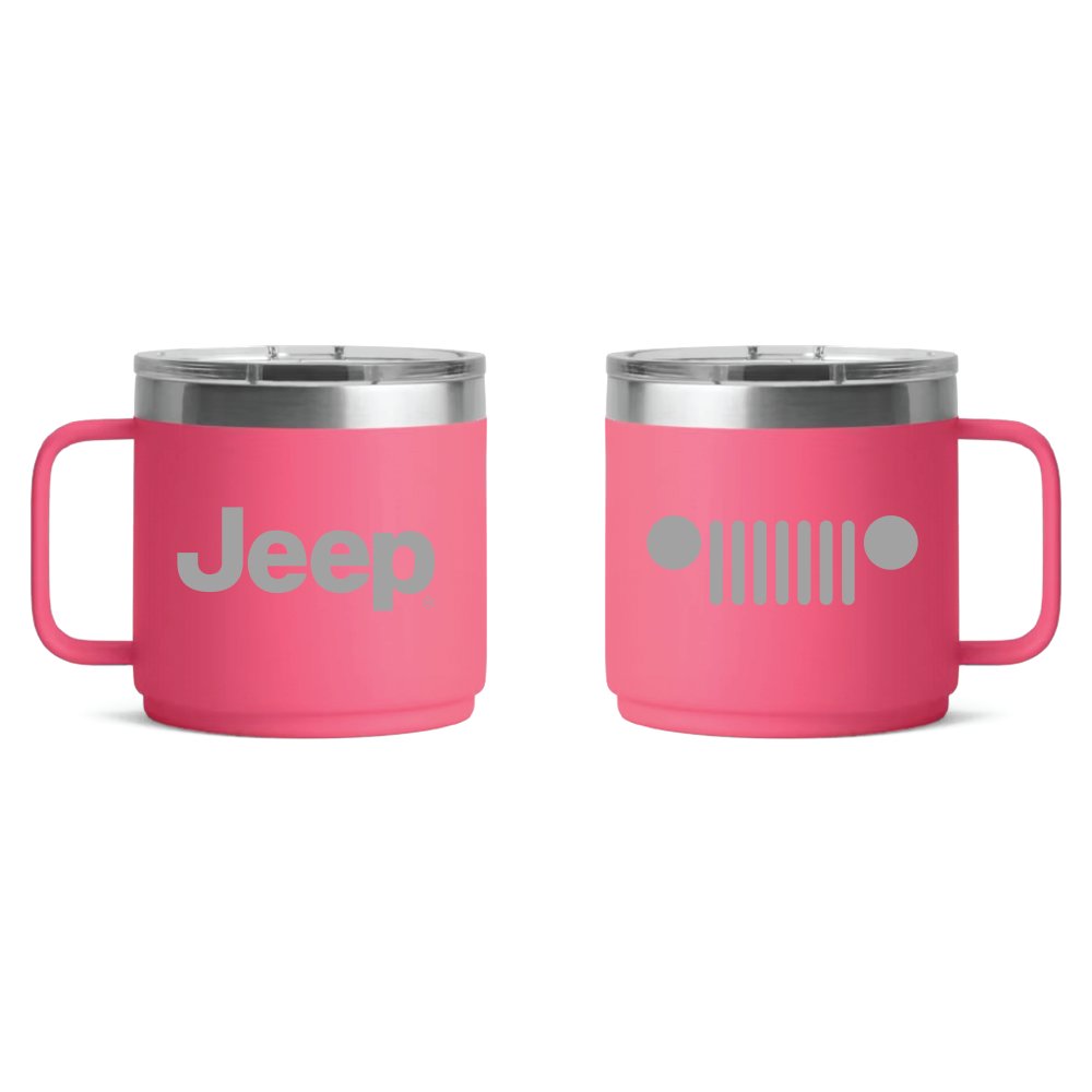 Camper Mug - Jeep Insulated - Pink - Detroit Shirt CompanyFCA - JeepDrinkware (Accessories)