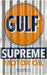 Metal Sign - Gulf Supreme Motor Oil Corrugated - Detroit Shirt CompanyHangtimeOther Accessories