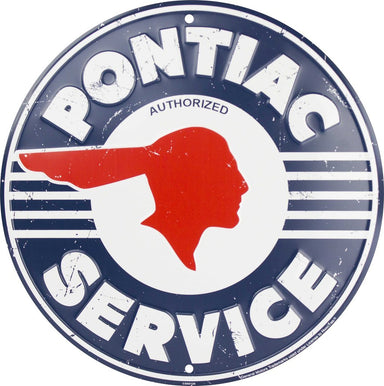 Metal Sign - Pontiac Service - Detroit Shirt CompanyHangtimeOther Accessories