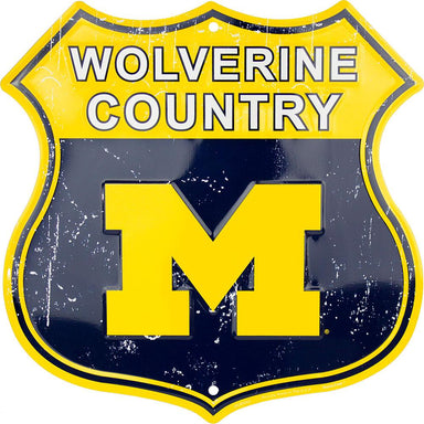 Metal Sign - Wolverine Country - Detroit Shirt CompanyHangtimeOther Accessories