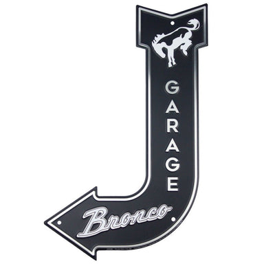 Metal Sign - Ford Bronco Garage J Arrow - Detroit Shirt CompanyHangtimeOther Accessories