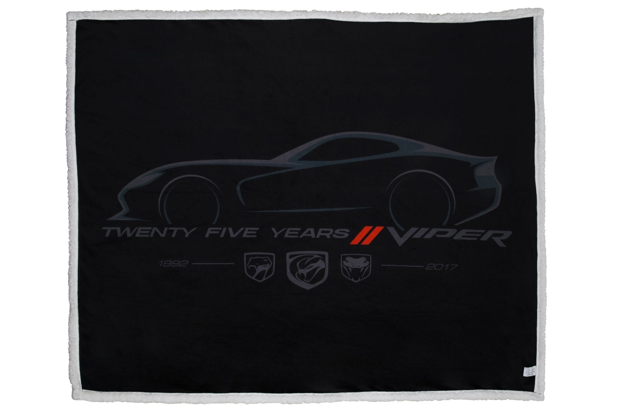 Dodge Viper 25 Years Sherpa Blanket - Detroit Shirt CompanyFCA - DodgeOther Accessories