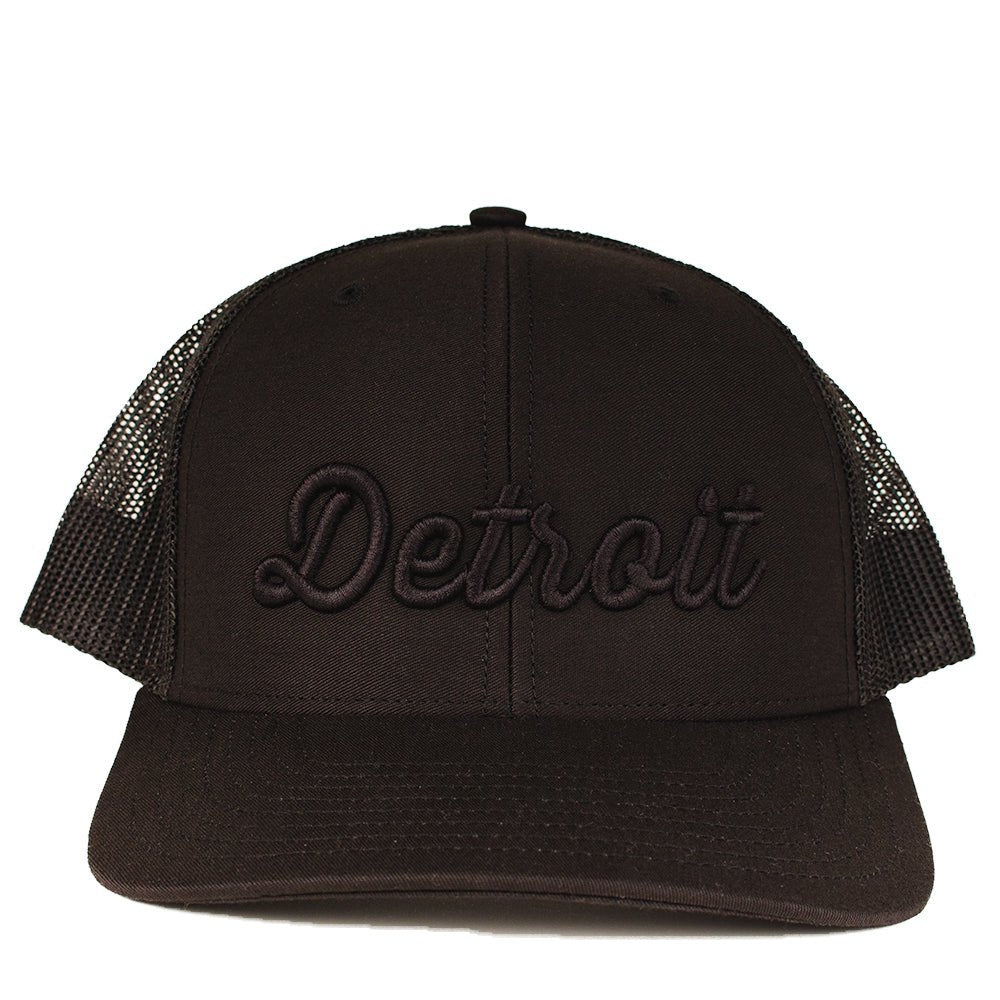 Hat - Detroit Thirsty Blackout Snapback - Detroit Shirt CompanyDetroit Shirt CompanyHats (Apparel)