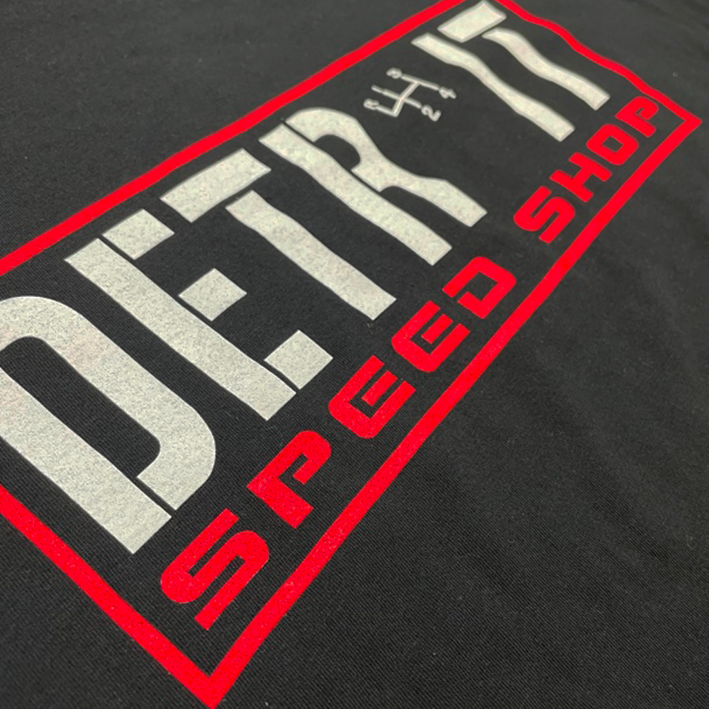 Mens Detroit Speed Shop Shifter T-shirt (Black)