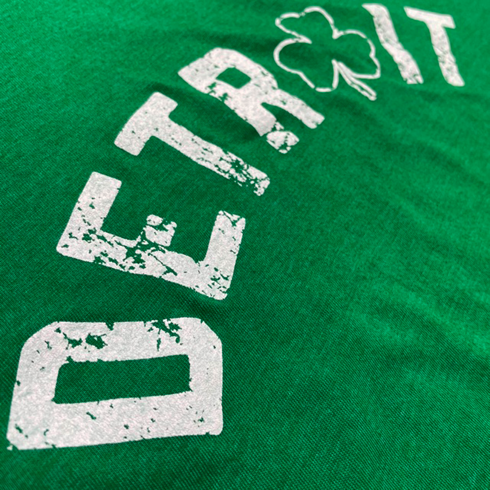 Mens Detroit Bend St. Patrick's Day T-shirt (Heather Kelly Green)