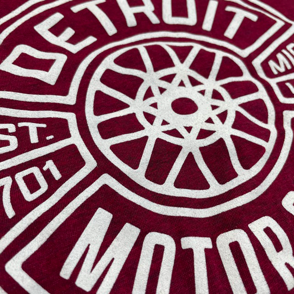 Mens Detroit Spokes 2 - Deep Heather Red