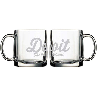 Mug - Detroit Script - Paris of the Midwest Glass - Detroit Shirt CompanyDetroit Shirt CompanyDrinkware (Accessories)