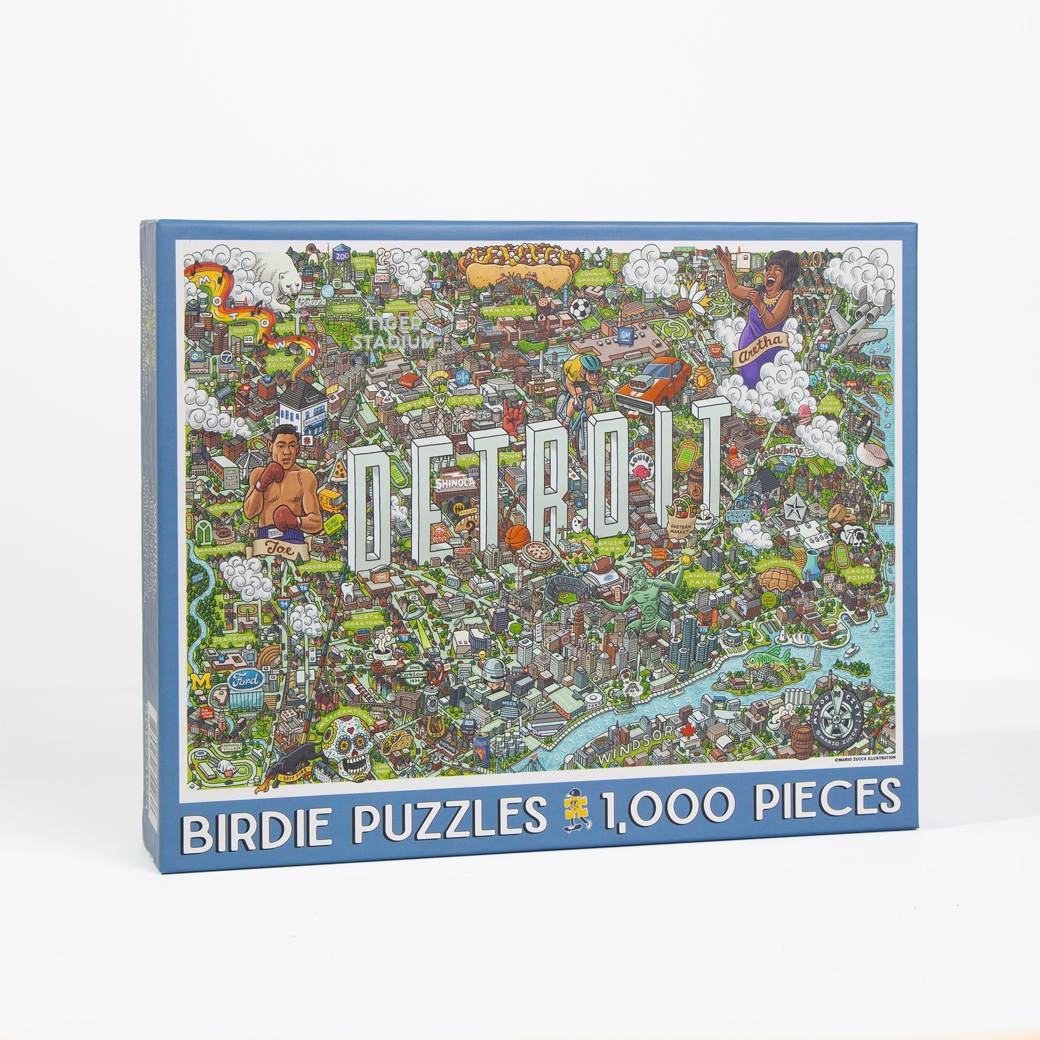 Detroit | 1,000 Piece Puzzle - Detroit Shirt CompanyBirdie PuzzlesOther Accessories