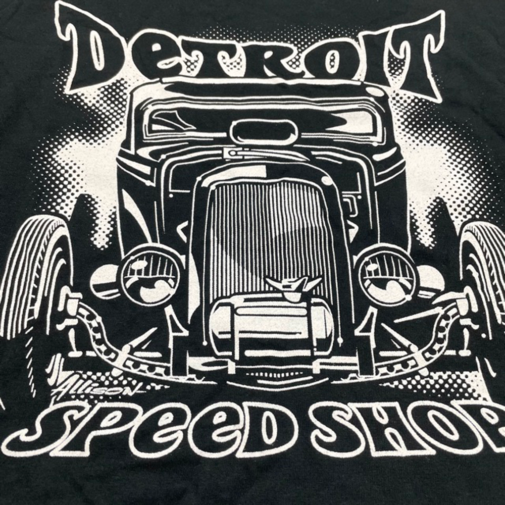 Mens Detroit Speed Shop Deuce Coupe T-shirt (Black)