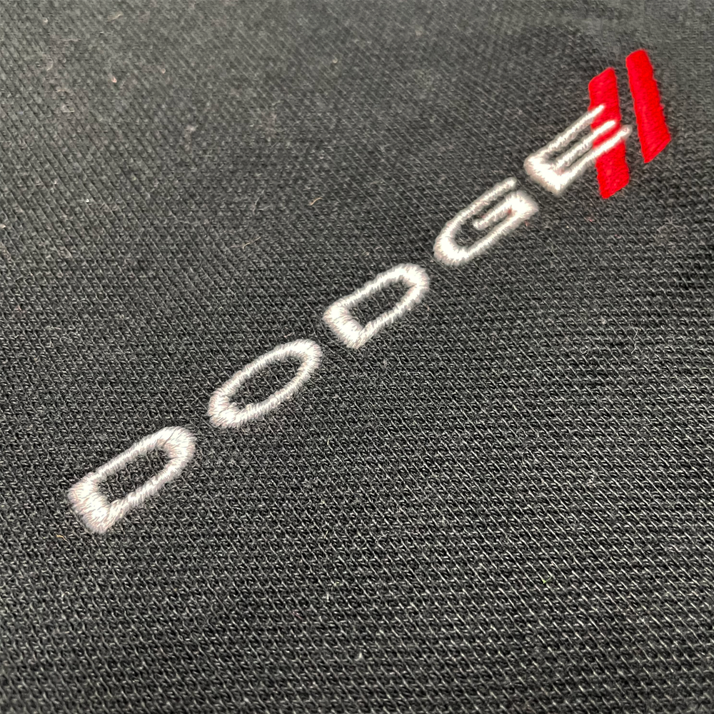 Mens Dodge Polo Shirt - Black