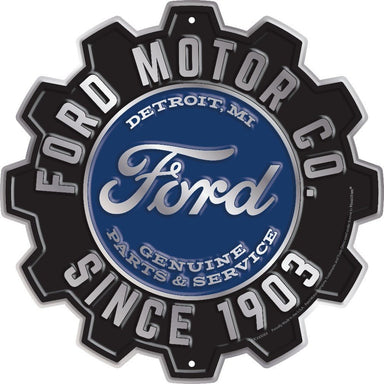 Metal Sign - Ford Gear - Detroit Shirt CompanyHangtimeOther Accessories