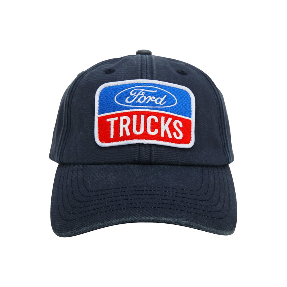 Hat - Ford Trucks Patch Low Profile - Chino Navy - Detroit Shirt CompanyDSC - FordHats (Apparel)