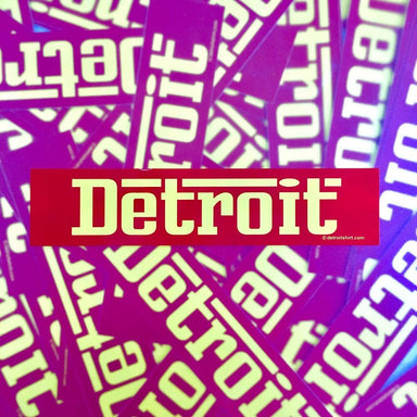 Sticker - Detroit Rosso - Detroit Shirt CompanyDetroit Shirt CompanyStickers (Accessories)