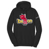 Dodge Demon Vintage Logo Hoodie Sweatshirt - Black - Detroit Shirt CompanyFCA - DodgeHoodies (Apparel)