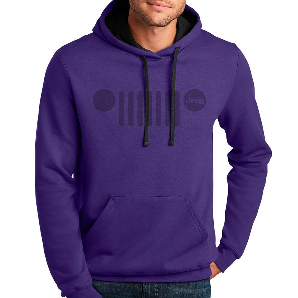 Mens Jeep® Purple Tone Hoodie - Detroit Shirt CompanyFCA - JeepHoodies (Apparel)