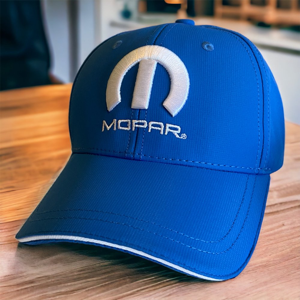 Hat - Mopar Performance Hat - Royal/White - Detroit Shirt CompanyFCA - MoparHats (Apparel)