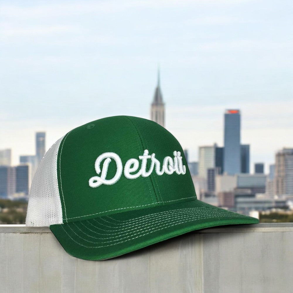 Hat - Detroit Thirsty Kelly White Richardson Snapback