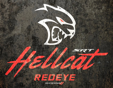 Metal Sign - Dodge Hellcat Redeye - Detroit Shirt CompanyFCA - DodgeOther Accessories