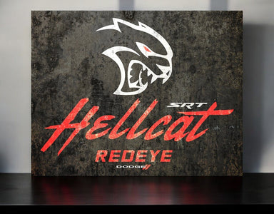 Metal Sign - Dodge Hellcat Redeye - Detroit Shirt CompanyFCA - DodgeOther Accessories