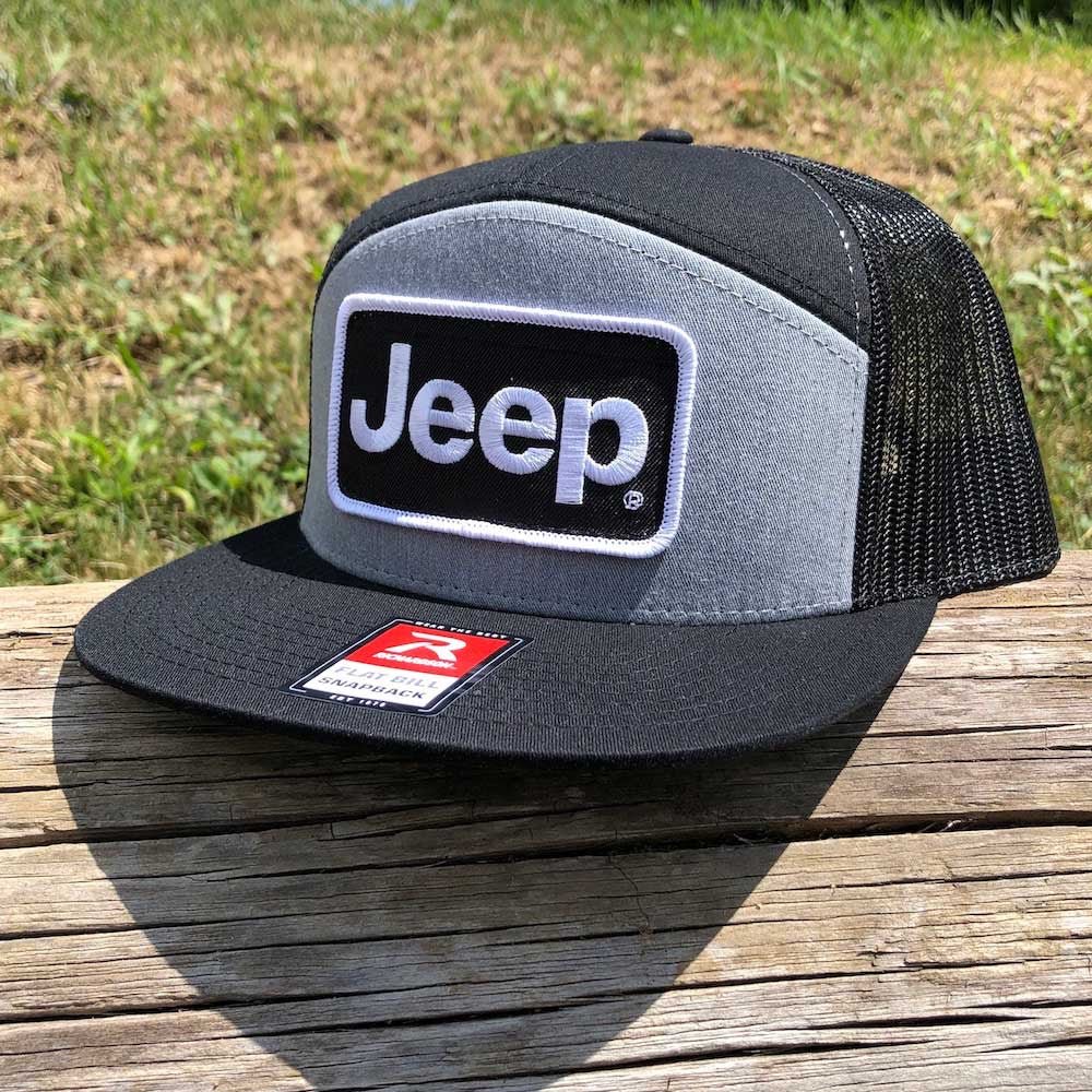 Hat - Jeep 7 Panel Flatbill Snapback Patch - Detroit Shirt CompanyFCA - JeepHats (Apparel)