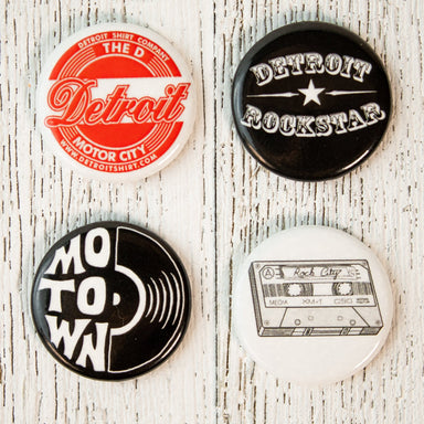 Motown - 4 button pack - Detroit Shirt CompanyDetroit Shirt CompanyOther Accessories