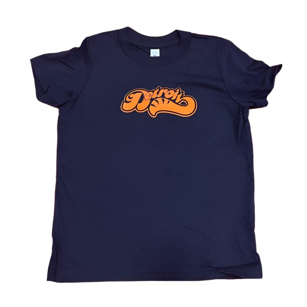 Youth - Detroit Sweep T-Shirt - Navy - Detroit Shirt CompanyDetroit Shirt CompanyKids Apparel