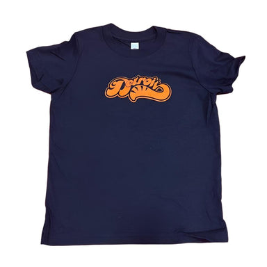 Youth - Detroit Sweep T-Shirt - Navy - Detroit Shirt CompanyDetroit Shirt CompanyKids Apparel