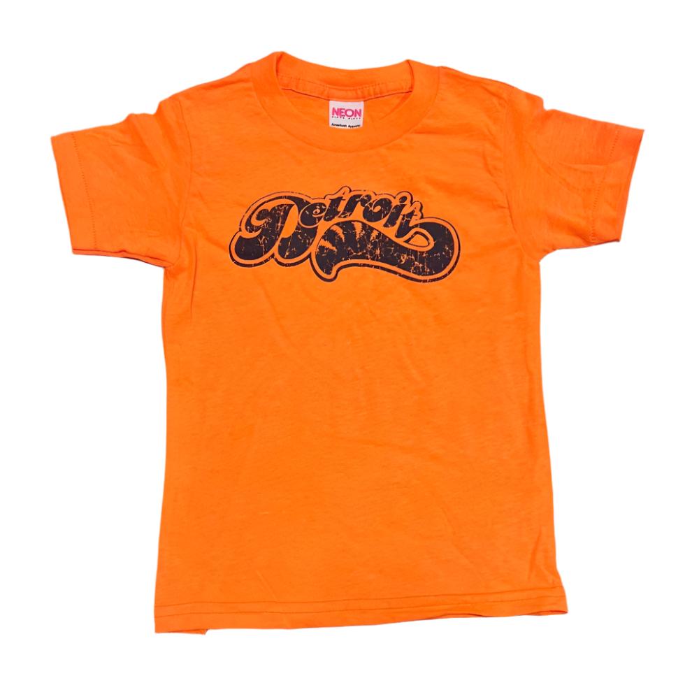 Youth - Detroit Sweep T-Shirt - Orange - Detroit Shirt CompanyDetroit Shirt CompanyKids Apparel