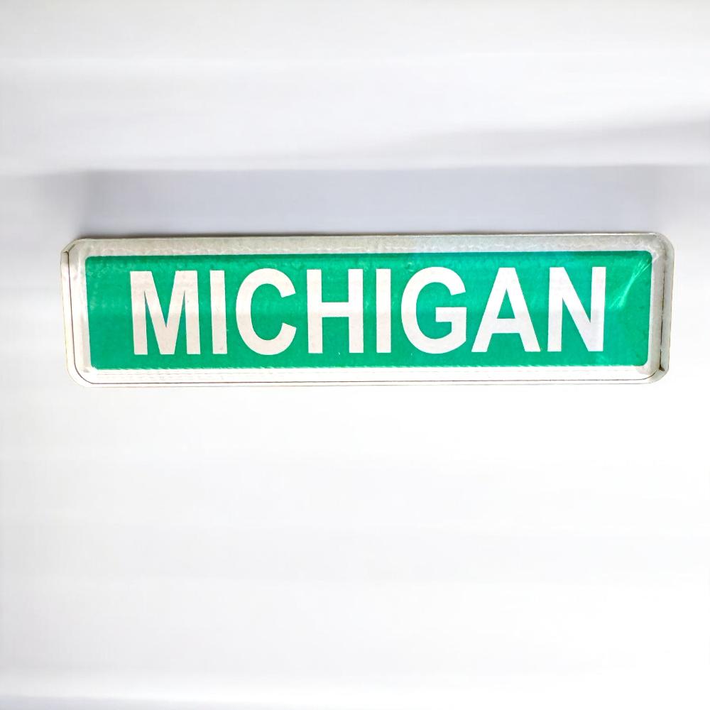 Magnet - Michigan Street Sign Simple - Detroit Shirt CompanyDetroit Shirt CompanyMagnet