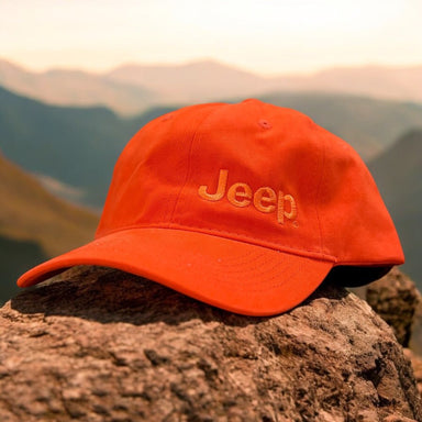 Hat - Jeep Chino Twill TONAL - Orange - Detroit Shirt CompanyFCA - JeepHats (Apparel)