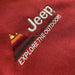 Mens Jeep® Explore The Outdoors Zip French Terry Hooded Sweatshirt - Spice Heather - Detroit Shirt CompanyFCA - JeepHoodies (Apparel)