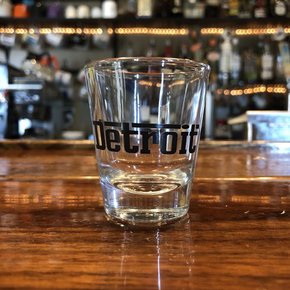 Shot Glass - Detroit Grigio - Detroit Shirt CompanyDetroit Shirt CompanyDrinkware (Accessories)